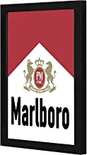 LOWHA Marlboro red Wall art wooden frame Black color 23x33cm By LOWHA