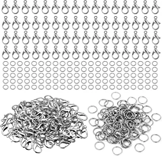 IBAMA 120 Pcs 4mm 304 Stainless Steel Jump Rings With 60Pcs Lobster Claw Clasps For Earring Bracelet Necklace Pendants Jewelry Diy Craft Making Stainless Steel Color 4mm Jump Ring Stainle