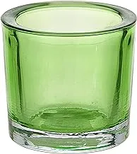 Harmony Glass Candle Holder Rnd 6.5X6Cm Green B020201402_03