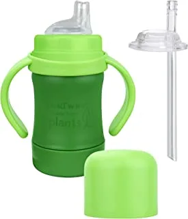 Sprout Ware Sip & Straw Cup Made From Plants-6Oz-Green- 6Mo+