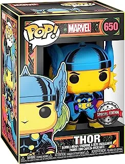 Funko Pop! Marvel: Black Light- Thor (Exc), Action Figure - 48847