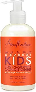 SheaMoisture Kids Conditioner for Kids Hair Mango and Carrot Sulfate Free Conditioner 7.7 oz