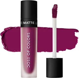 Dose of Colors Liquid Matte Lipstick (Berry Me 2)