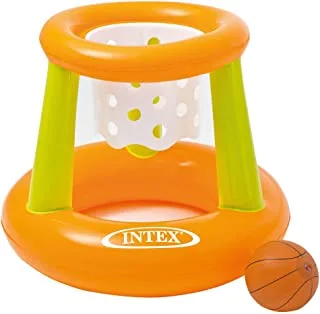Intex Basket Swimming Floating Hoops Basketball Game, Multi-Colour, 58504