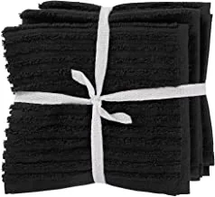 Hema Cotton Dishcloth 3-Pack, Black