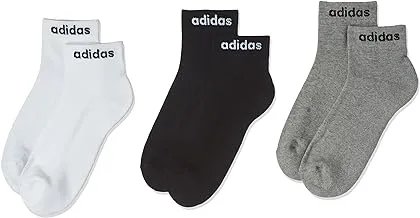 Adidas Unisex Half-Cushioned Ankle Socks 3 Pairs SOCKS