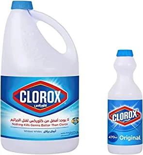 Clorox Bleach Bundle - (Clorox Bleach 3.78L + Clorox Original Liquid Bleach 470ml)