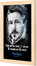 LOWHA GOT Petyr baelish Wall Art with Pan Wood framed Ready to hang for home, bed room, office living room Home decor hand made wooden color 23 x 33cm By LOWHA
