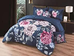 HOURS Medium Filling Comforter 6 Piece Set King Size Mirana-009 Multicolor
