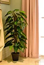ياتاي نبات فيلوديندرون سكاندينس الاصطناعي شبه طبيعي بطول 1.7 متر في وعاء بلاستيكي لتزيين الحدائق والمكاتب المنزلية - نباتات صناعية