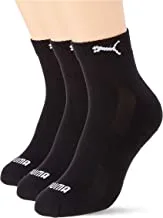 PUMA Men's CUSHIONED QUARTER 3P UNISEX Socks (pack of 3)