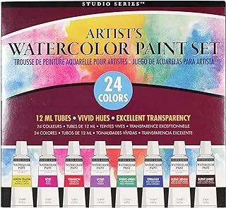 Studio Series Watercolor Paint Set (24 Colors)