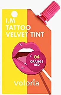 voloria I'm Tattoo Velvet Tint (04 Orange Red)