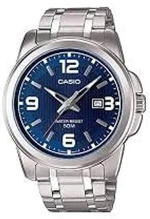 Casio Stainless Steel Watch For Men's[Mtp-1314D-2Av], Analog Display