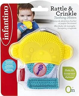 Rattle & Crinkle Teething Mitten