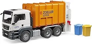 Bruder Man TGS Rear Loading Garbage - Truck, Orange