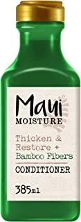 MAUI Moisture, Conditioner, Thicken & Restore + Bamboo Fibers, 385ml