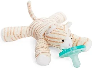 WubbaNub Infant Soother with attached comforter friend-Tabby Kitten