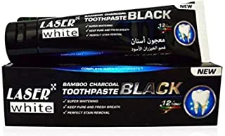 LASER WHITE Bamboo Charcoal Whitening Toothpaste