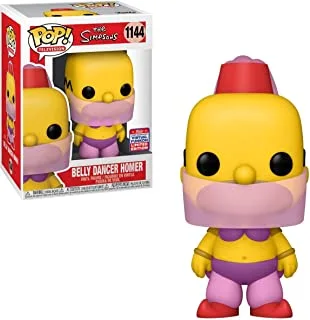 Funko Pop! The Simpsons Belly Dancer Homer 1144 FunKon 2021 Summer Convention Shared Exclusive