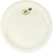 طبق عشاء دائري من Servewell S-2831 ، مقاس 25 سم ، أبيض