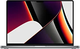 Apple 2021 MacBook Pro (16-inch, Apple M1 Pro chip with 10‑core CPU and 16‑core GPU, 16GB RAM, 1TB SSD) - Space Grey; Arabic/English