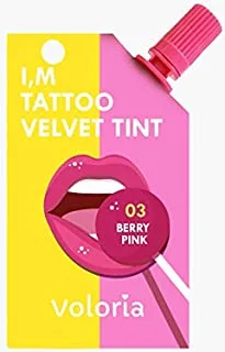 voloria I'm Tattoo Velvet Tint (03 Berry Pink)