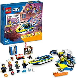 LEGO® City Water Police Detective Missions 60355 Building Blocks Police Toys Set (278 Pieces)