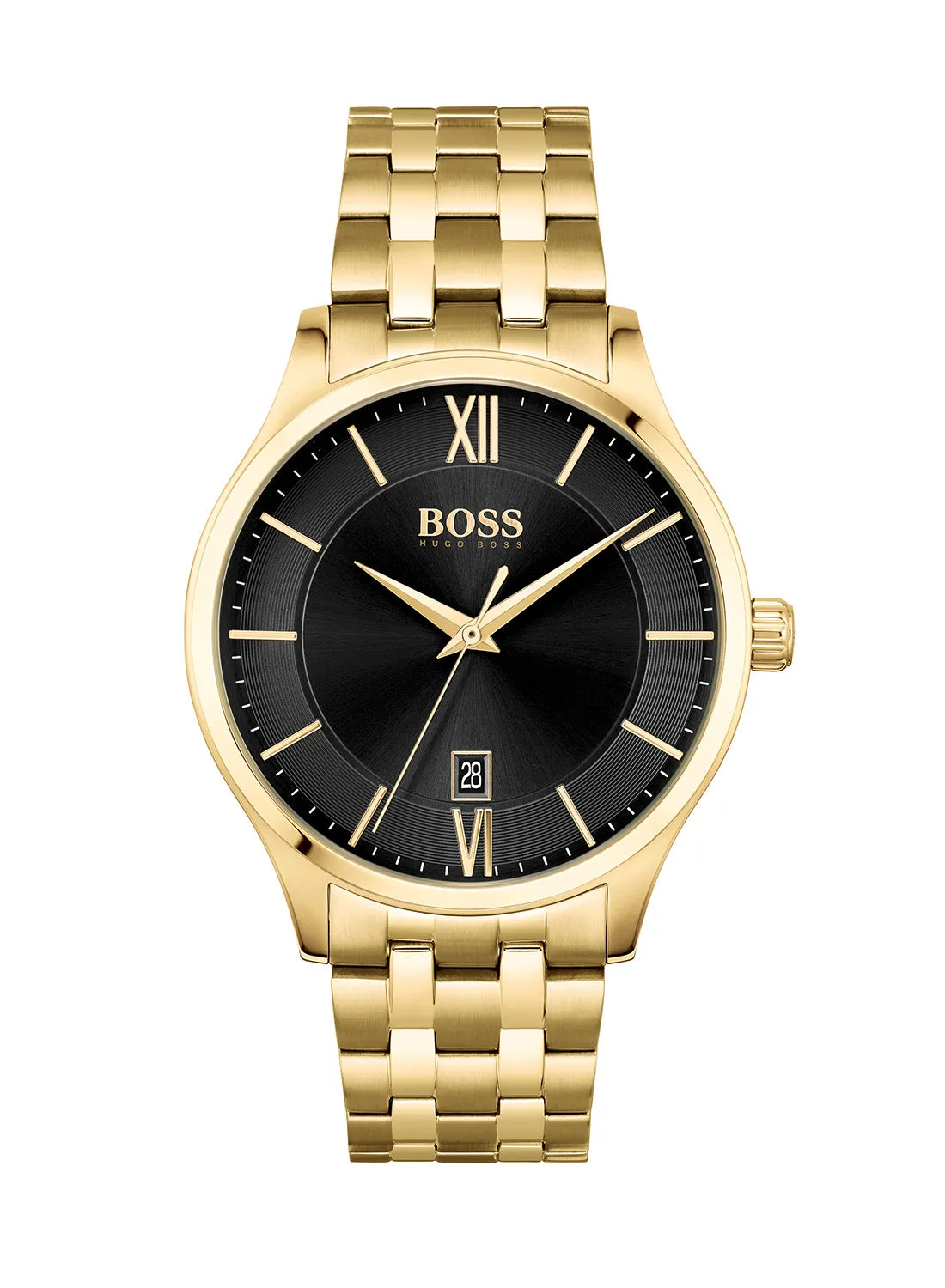HUGO BOSS Men's Elite  Black Dial Watch - 1513897