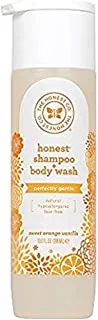 Honest Shampoo & Body Wash, Perfectly Gentle Sweet Orange Vanilla, 10 Ounce
