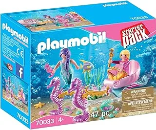 PLAYMOBIL مجموعة لعب فرس البحر وحزمة الشكل