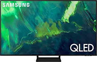 سامسونج 85 بوصة QLED مسطحة 4K TV Quantum Processor AI رفع حجم اللون بنسبة 100٪ مع تقنية Quantum Dot Motion Xcelerator Turbo Plus - QA85Q70AUXUM (موديل 2021)