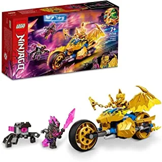 مجموعة البناء LEGO® NINJAGO® Jay's Golden Dragon Motorbike 71768 (137 قطعة)