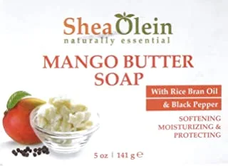 Mango Butter Soap With Rice Bran Oil & Black Pepper