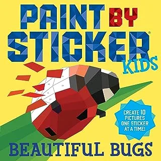 الرسم بواسطة أطفال الملصقات: الحشرات الجميلة: قم بإنشاء 10 صور ملصق واحد في كل مرة! (كتاب نشاط الأطفال ، فن الملصقات ، نشاط بدون فوضى ، اجعل الأطفال مشغولين)