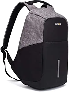 حقيبة ظهر Datazone للكمبيوتر المحمول ، تُستخدم في نفس الوقت كحقيبة يد تُستخدم لتخزين أوراقك ومستنداتك ، وحقيبة يد لوضع ملفاتك الخاصة ، DZ-BS07 رمادي