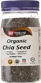 Health Paradise Natural & Organic Chia Seed 220 G, Black