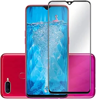 5D Tempered Glass Screen Protector For Oppo F9_Black