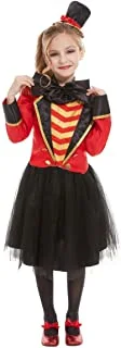 Smiffys Deluxe Ringmaster Girl Costume, Small, Red