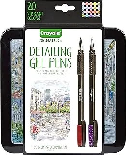 Crayola Signature Detailing Gel Pens, 20 Count