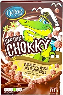 Delices Du Monde Chocolate Breakfast cereal, Captain Chokky 375g