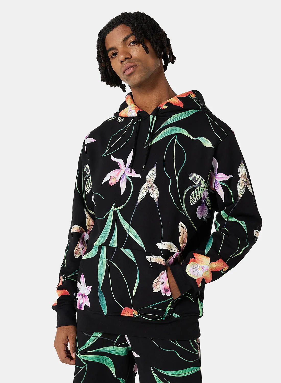 The Hundreds Ginsburg Floral Relaxed Fit Hoodie