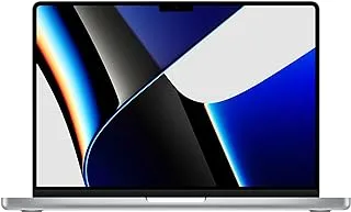 Apple 2021 MacBook Pro (14-inch, Apple M1 Pro chip with 10‑core CPU and 16‑core GPU, 16GB RAM, 1TB SSD) - Silver; Arabic/English