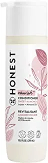 The Honest Company Gently Nourishing Conditioner - for Babies, Hypoallergenic & Dermatologist d, Tear & Paraben Free, Sweet Almond, 10 Fl Oz