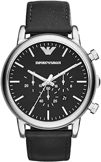 Emporio Armani Men's Chronograph, Stainless Steel Watch, 46mm case size
