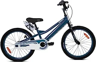 Mogoo Rayon Kids Road Bike For 6-9 Years Old Girls & Boys, Adjustable Seat, Handbrake, Mudguards, Reflectors, Lightweight, Chainguard, Gift For Kids, 20-Inch Bicycle With Kickstand, Green
