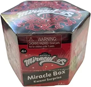 Zag Heroez Miraculous Miraculous 50500 Kwami Surprise Miracle Box Zag Heroez Blind Box - One of 6 - Wayzz, Tikki, Trixx, Plagg, Pollen, or Nooroo (Single Pack)