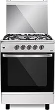 Haas Gas Cooker with 4 Burners| Model No HC555FE1 with 2 Years Warranty