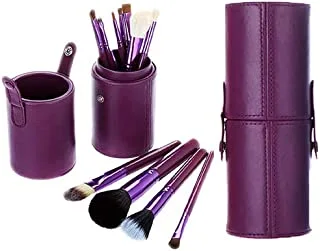 Set Of 12pcs Purple Colored Makeup Brushes [40233]