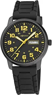 ساعة M-WATCH صناعة سويسرية دريف 40 أنالوج مينا سوداء للرجال WBD.90320.RB